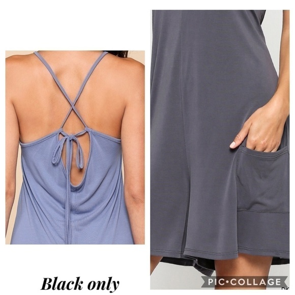 1 Piece Black Romper - Picture 3 of 4